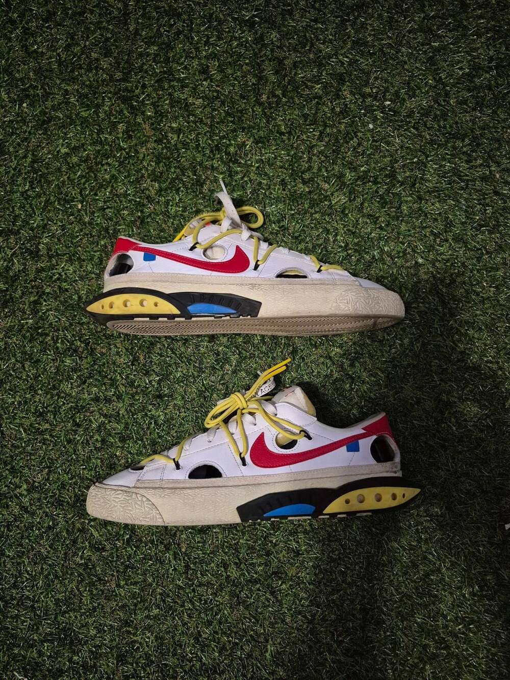 Nike Off-White x Blazer Low White University Red